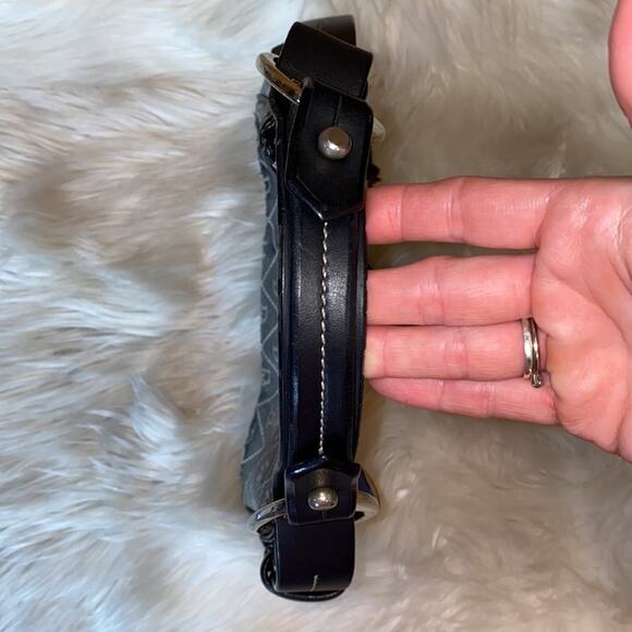 Dooney & Bourke Signature Small Hobo Purse - Picture 8 of 13